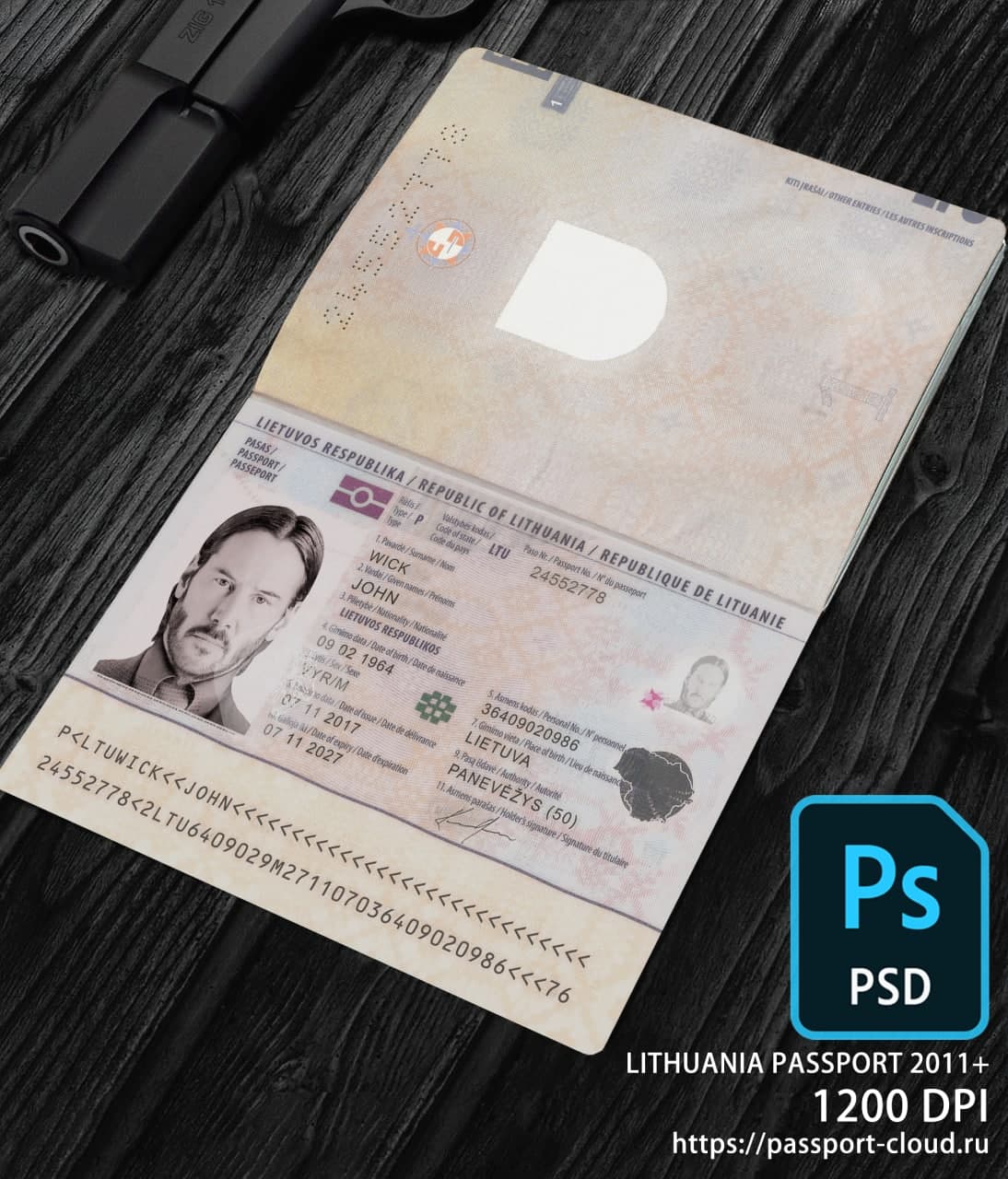 Lithuania Passport-0